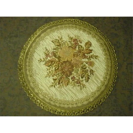 Fastfood 14 in. Begium Doily Anika, Red FA2570157
